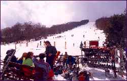 The ski track