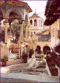 The fountain of the monastery
